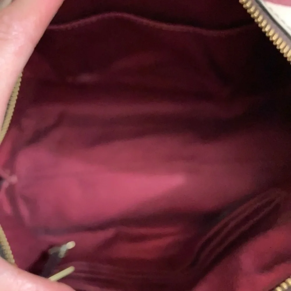 Fossil Sidney scarlet multicolor convertible barrel messenger bag - Picture 13 of 13